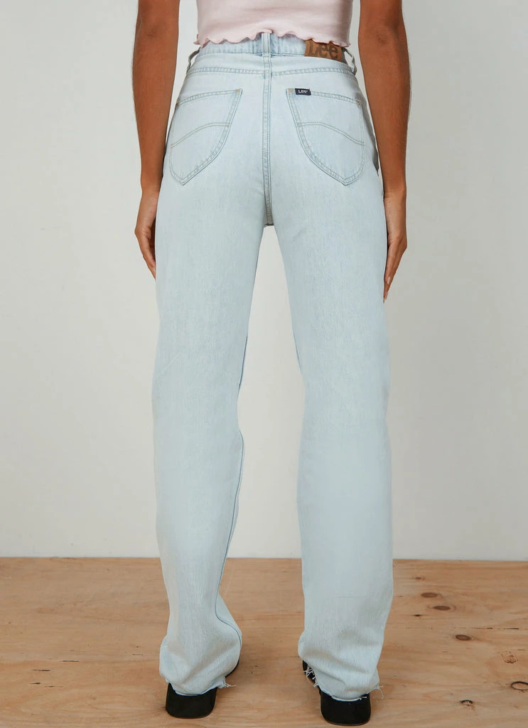 Lee - High Straight 80 Jean - Exalt Blue - Image 5