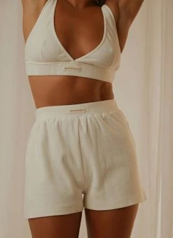 Peppermayo Exclusive - PM Basic Organic Cotton Shorts - Ivory