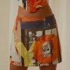 Peppermayo Exclusive - Strolling Sunset Mini Skirt - PM Film Graphic
