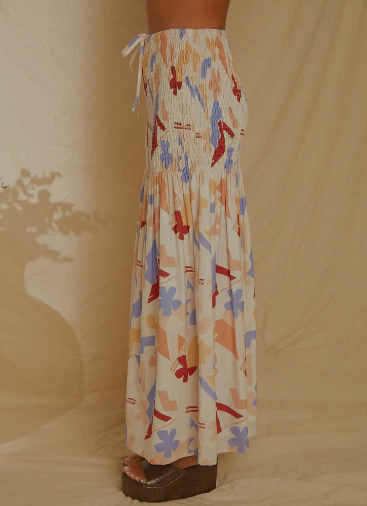 Peppermayo Exclusive - Lost Palms Maxi Skirt - Abstract Resort - Image 5