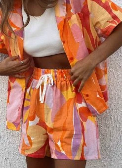 Peppermayo Exclusive - Raffi Linen Shorts - Paloma