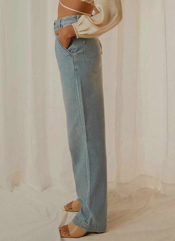 Lee - High Baggy Jean - Dream World Blue - Image 5