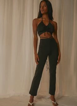 Peppermayo - Poster Girl Pants - Black