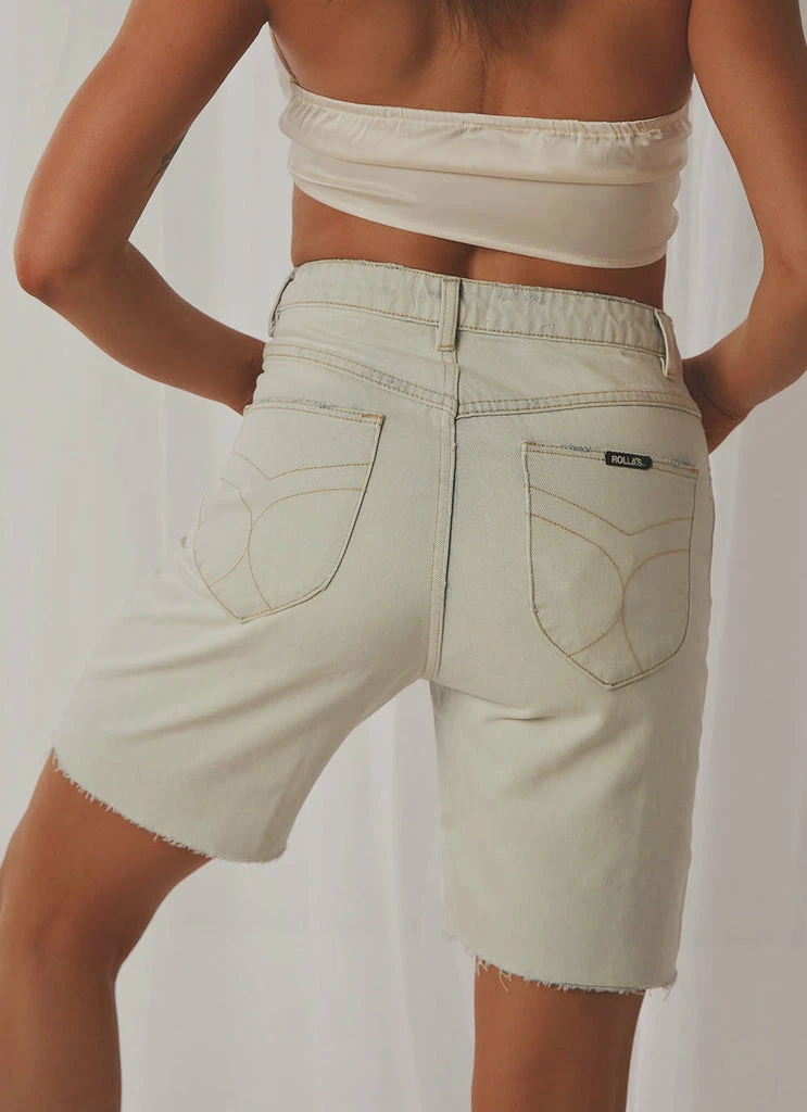 Rolla's Rolla's - Classic Cut Off Shorts - Sunbleach - Image 4