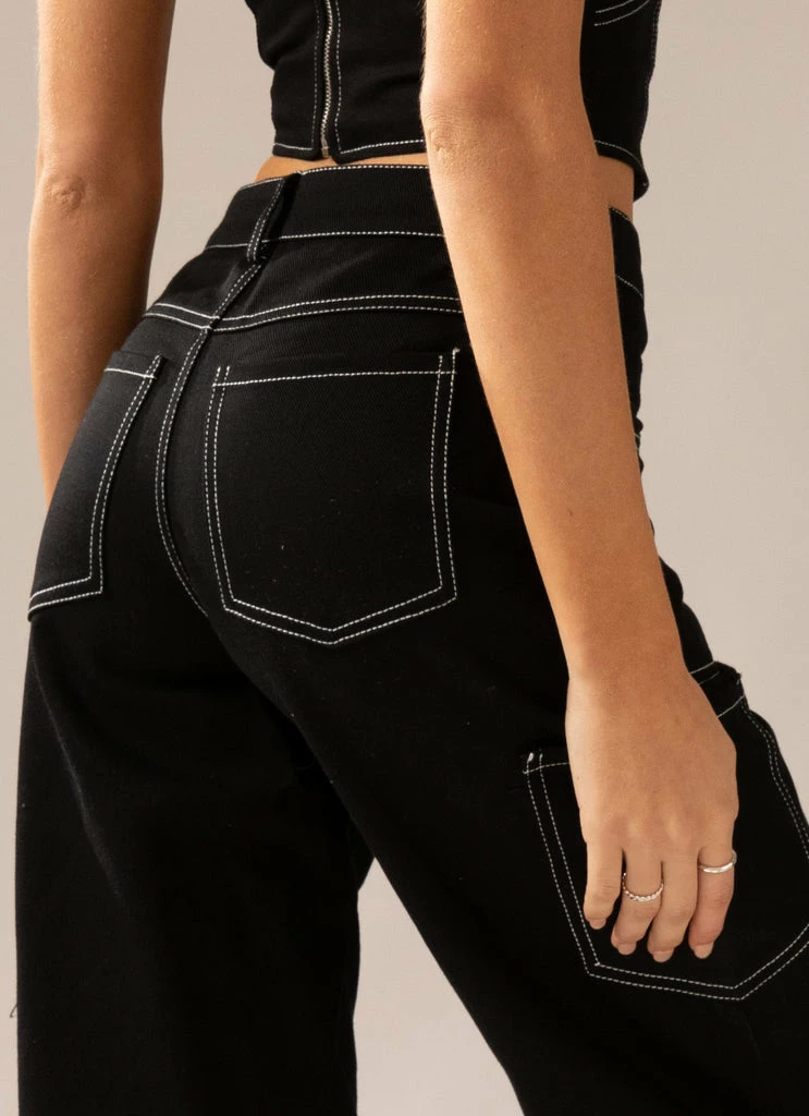 Peppermayo Exclusive - Working Overtime Utility Cargo Pants - Pitch - Image 5