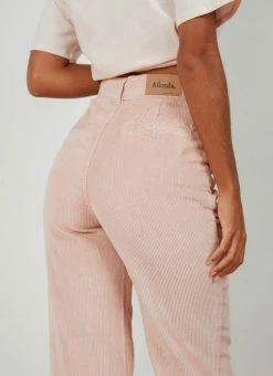 Afends - Shelby Hemp Cord Wide Leg Pant - Ash Pink