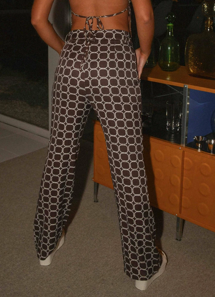 Riley Hubatka X Peppermayo - Romeo Pants - Chocolate Geo - Image 4