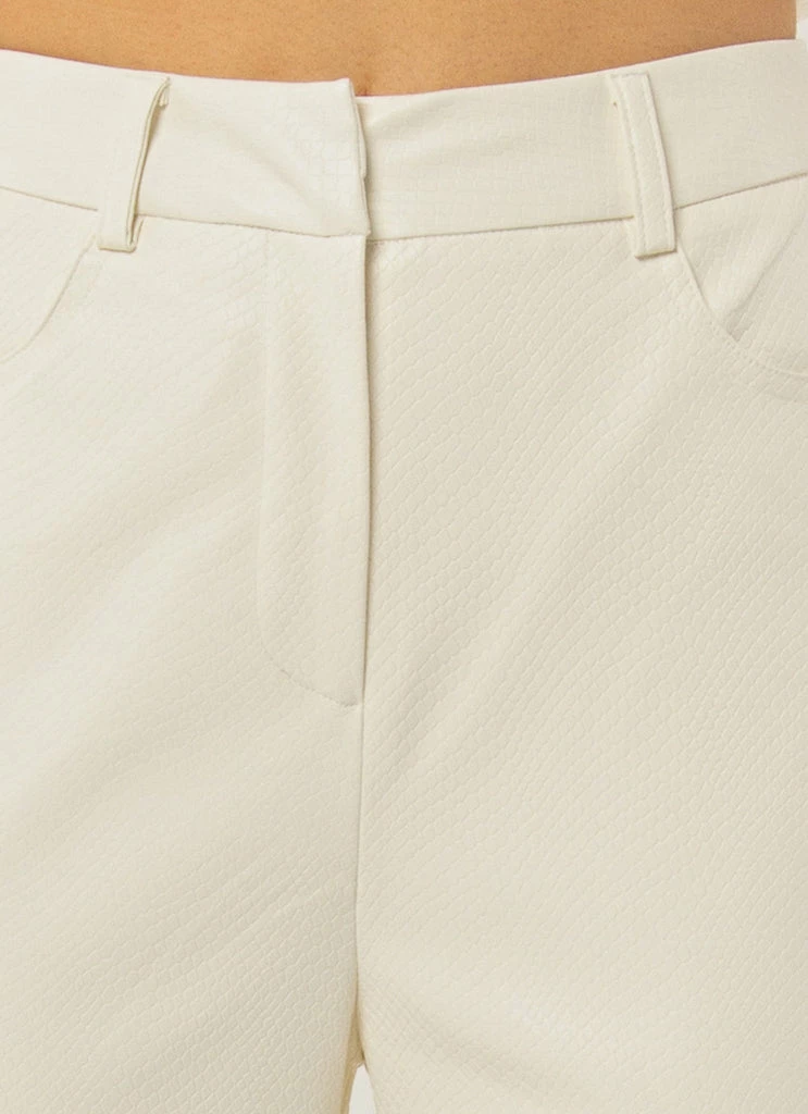 Peppermayo Exclusive - To The Beat Pants - Ivory Snakeskin - Image 6