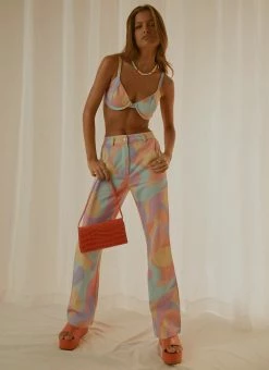 Peppermayo Exclusive - Keep Your Heart Pants - Pastel Wave