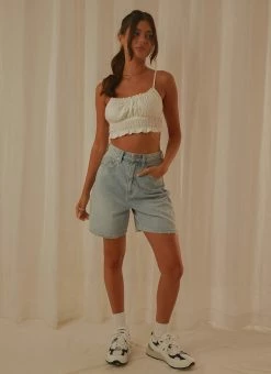 Lee - High Baggy Short - Blue Encounter