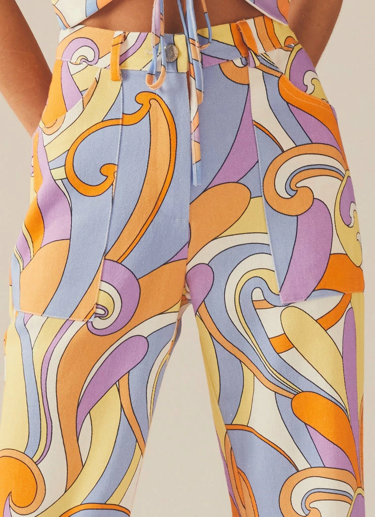 Peppermayo Exclusive - Evie Pants - Retro Swirl - Image 6