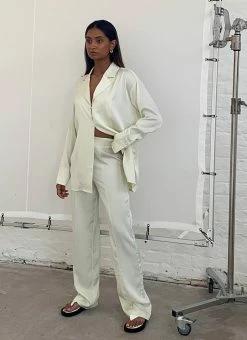 4th & Reckless 4th & Reckless - Faro Trouser - Off White