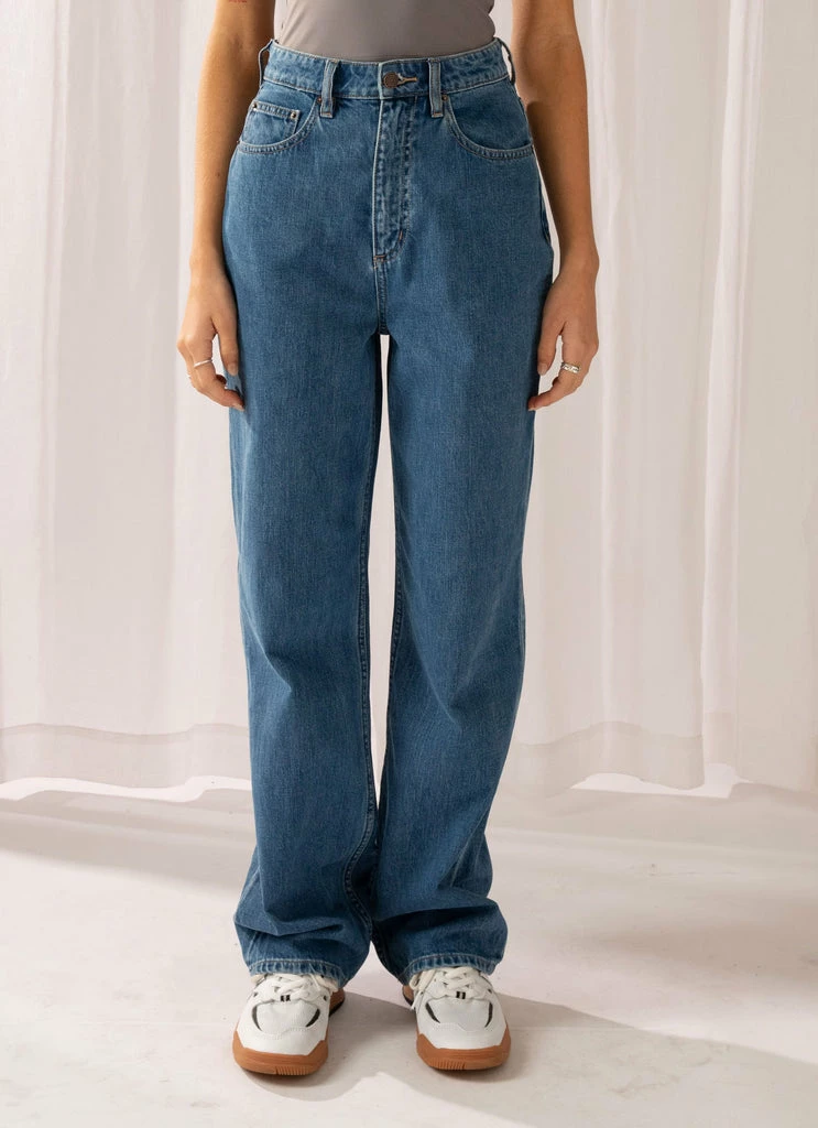 Lee - High Baggy Jean - Future Blue - Image 4