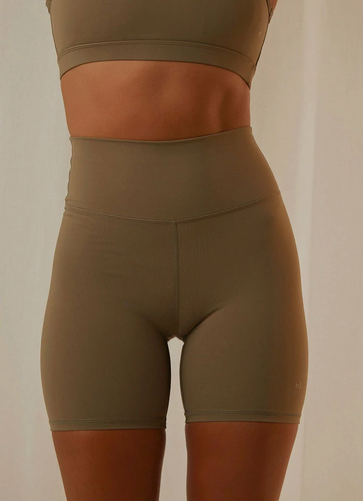 Nude Lucy - Nude Active Bike Short - Olive - Image 4