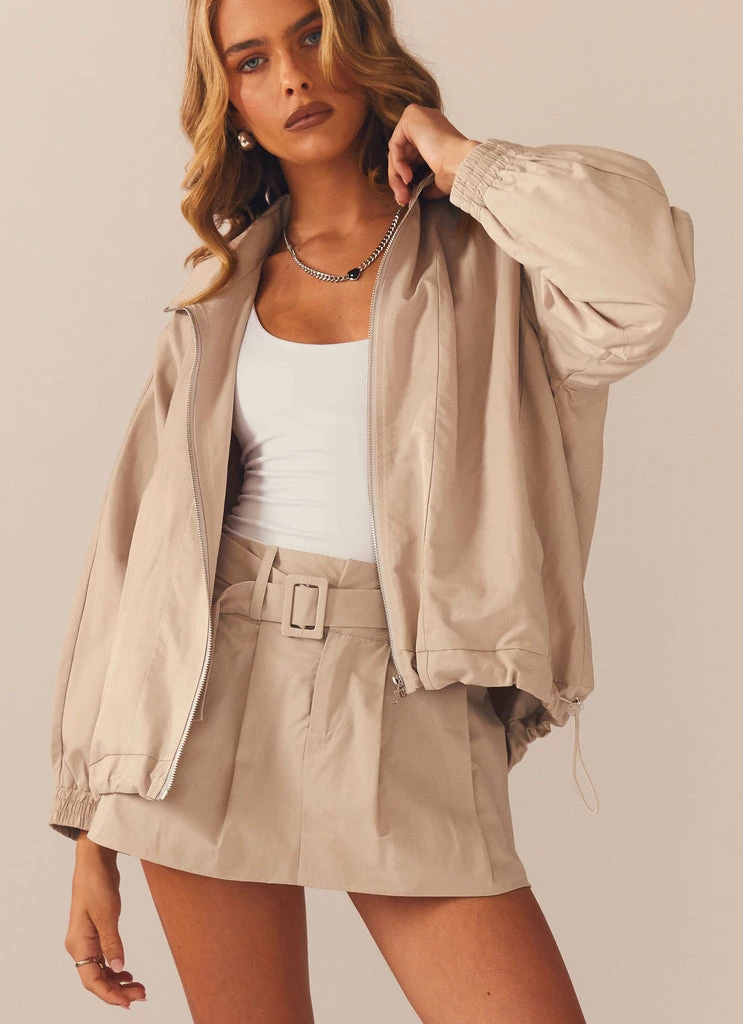 Peppermayo Exclusive - Mooncharged Mini Skirt - Mushroom Grey - Image 3