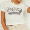 Wrangler - Dreambound Rib Tee - Vintage White