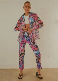 Peppermayo Exclusive - Electric Avenue Pants - 80s Retro