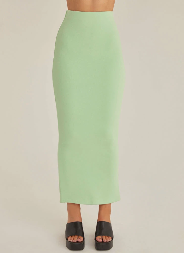 Riley Hubatka X Peppermayo - Mementos Maxi Skirt - Sage - Image 4