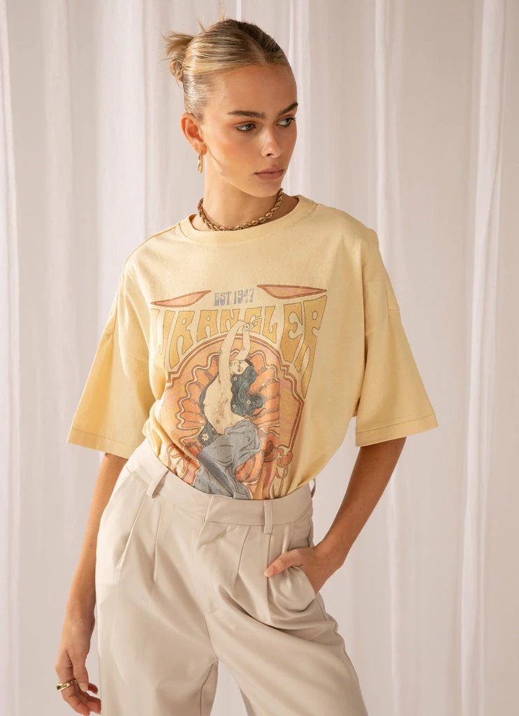 Wrangler - Shell Siren Tee - Sunlight - Image 3
