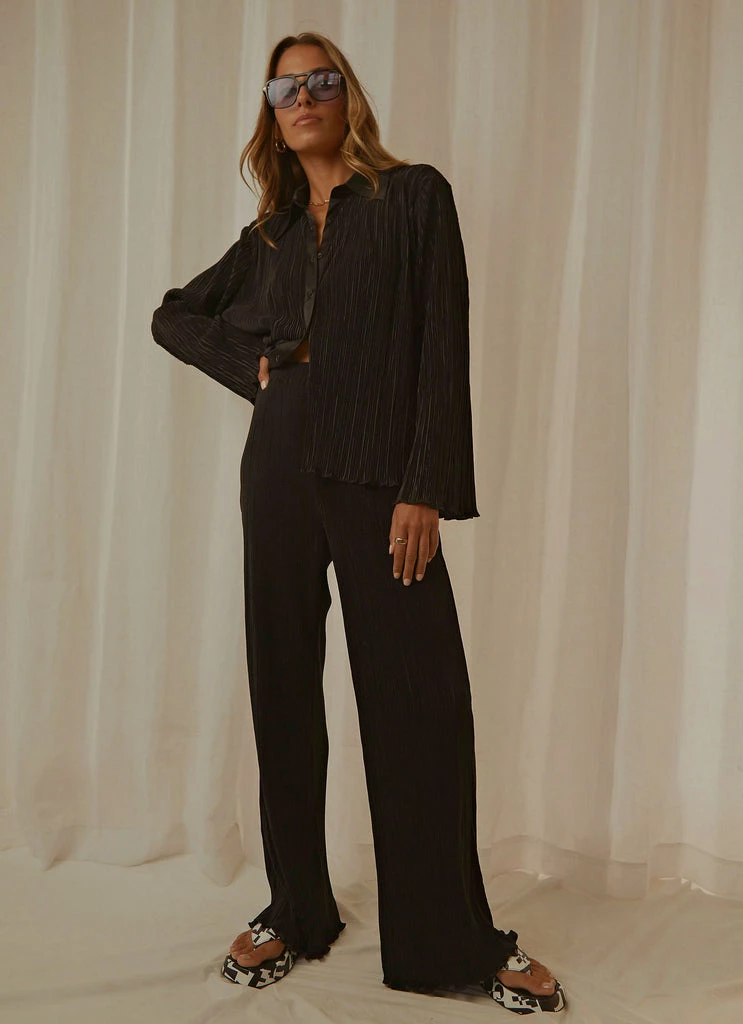 Peppermayo Exclusive - 90s Muse Pants - Black