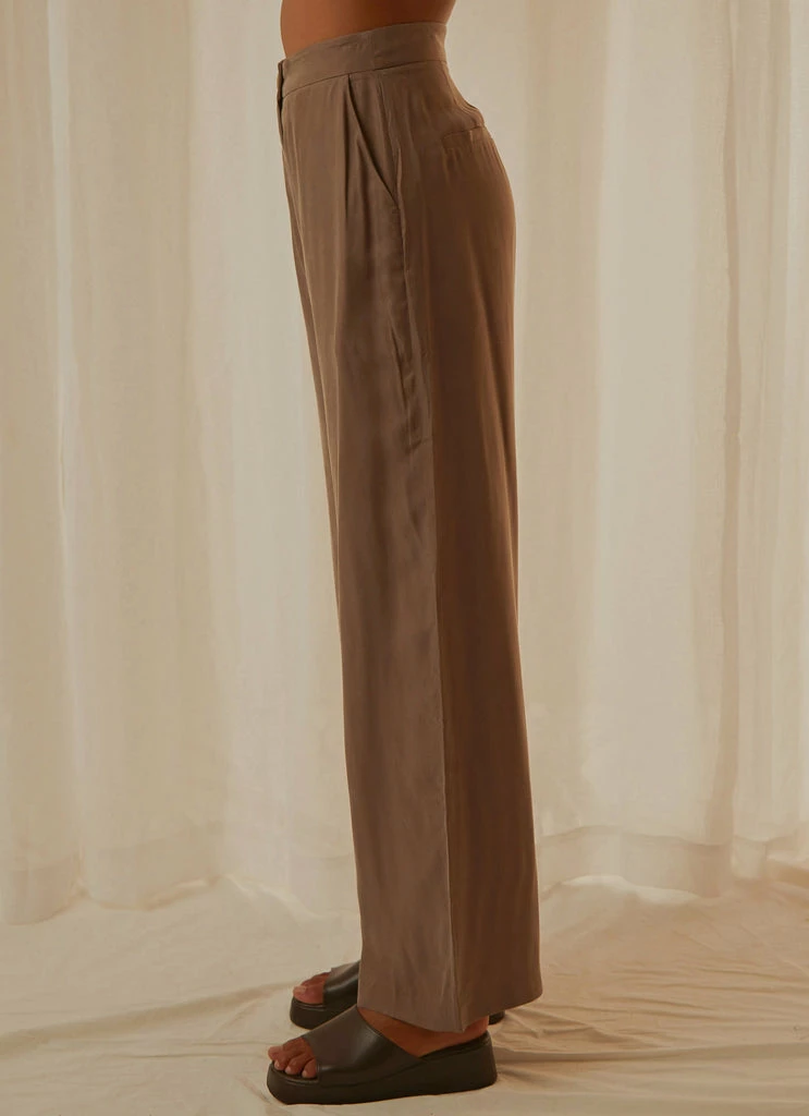 Nude Lucy - Gia Cupro Pant - Ash - Image 4