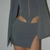 Peppermayo Exclusive - Maggie Mini Skirt - Charcoal