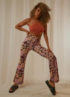 Peppermayo - Disco Lovers Pants - Floral Print