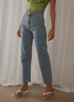 Abrand - A Venice Straight Jeans - Waterfalls Blue