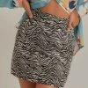 Peppermayo - Safari Days Mini Skirt - Zebra