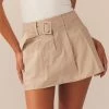 Peppermayo Exclusive - Mooncharged Mini Skirt - Mushroom Grey