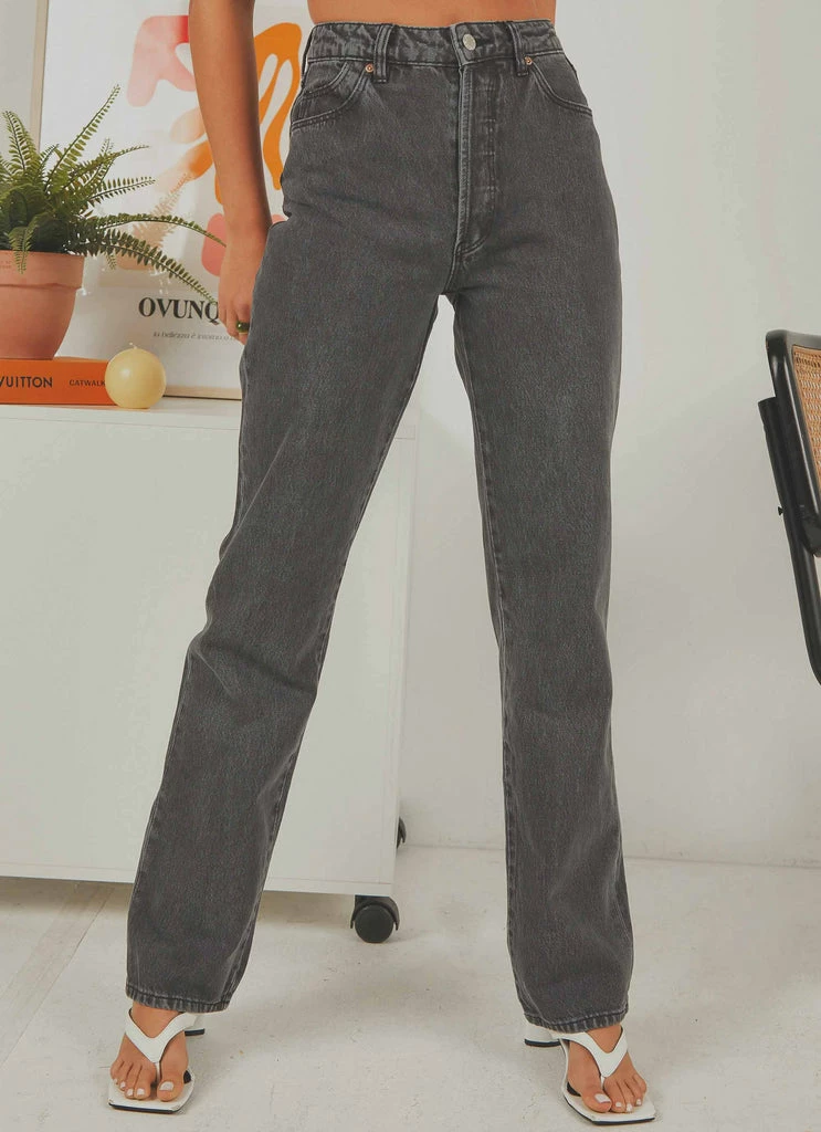 Rolla's Rolla's - Classic Straight Jean - Vintage Black - Image 3