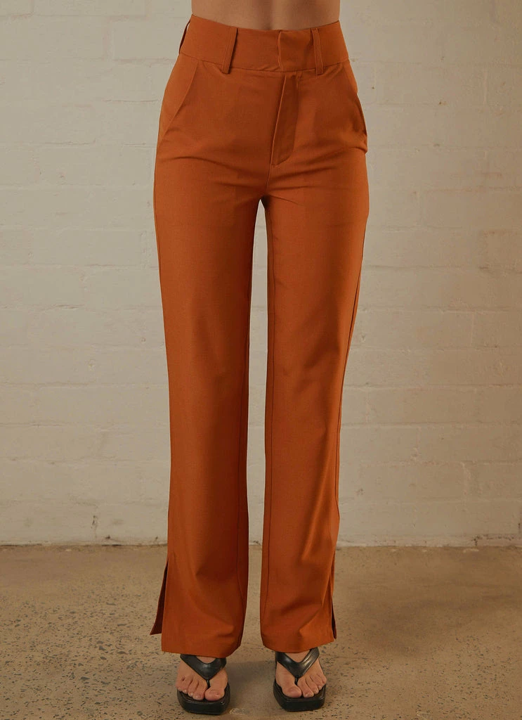 Peppermayo Exclusive - Tess Suit Pants - Terracotta - Image 3