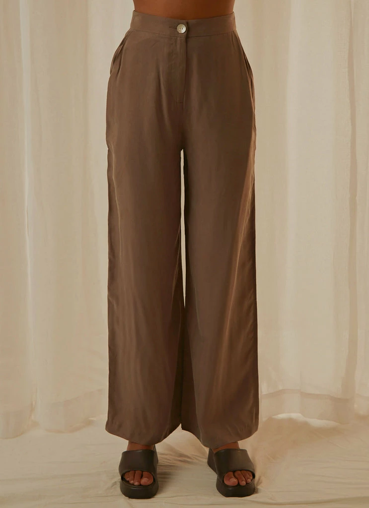 Nude Lucy - Gia Cupro Pant - Ash - Image 3