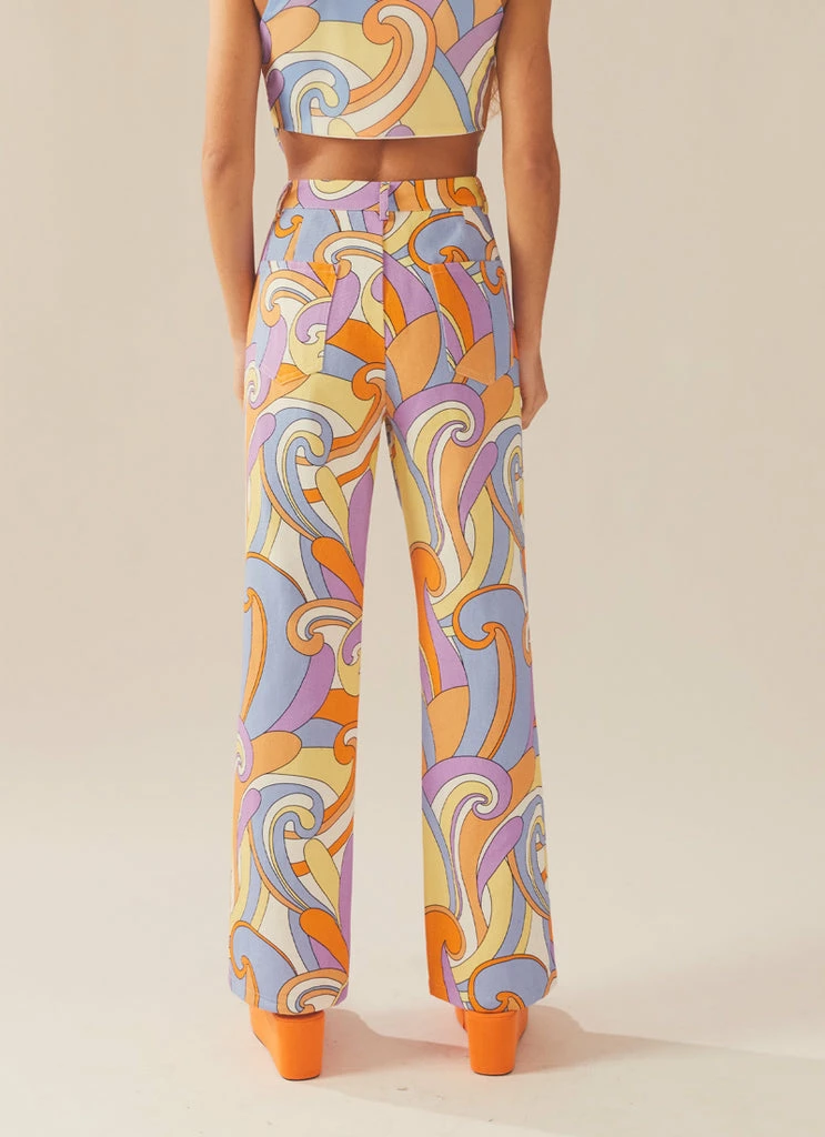 Peppermayo Exclusive - Evie Pants - Retro Swirl - Image 5