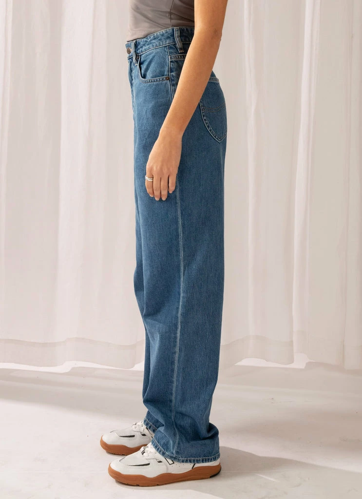 Lee - High Baggy Jean - Future Blue - Image 2