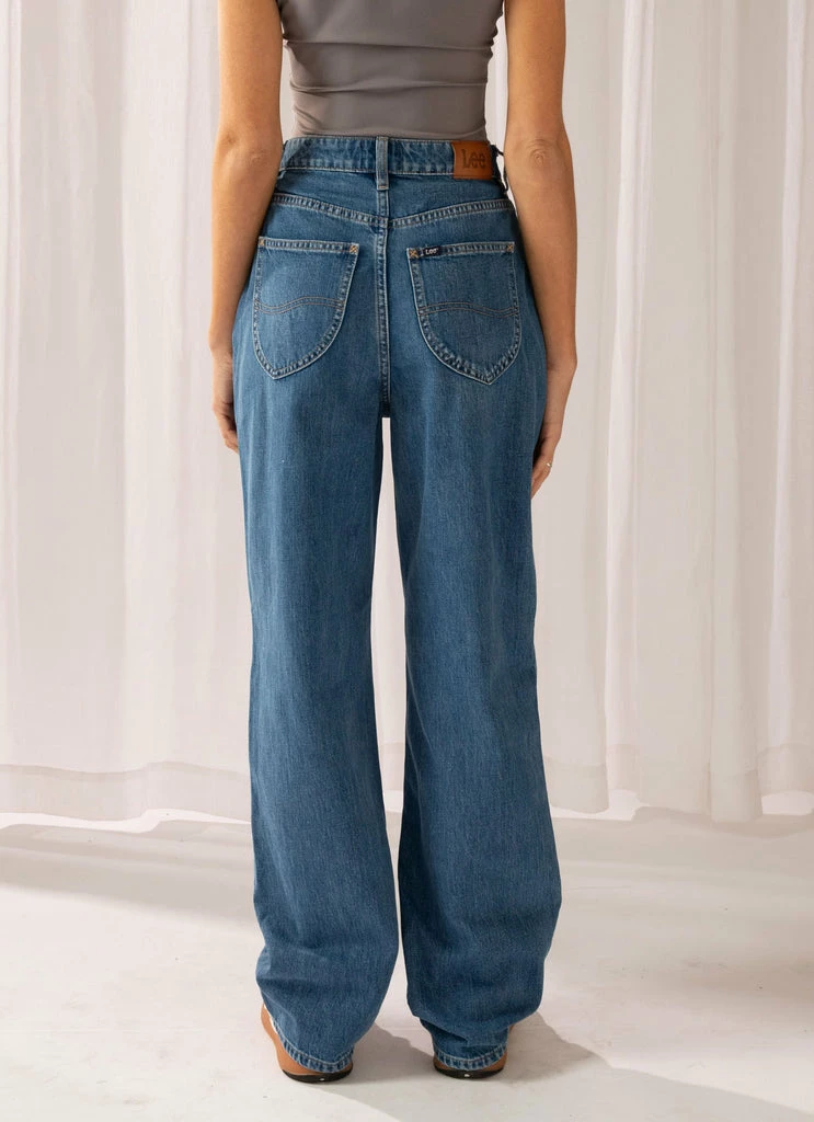 Lee - High Baggy Jean - Future Blue - Image 3