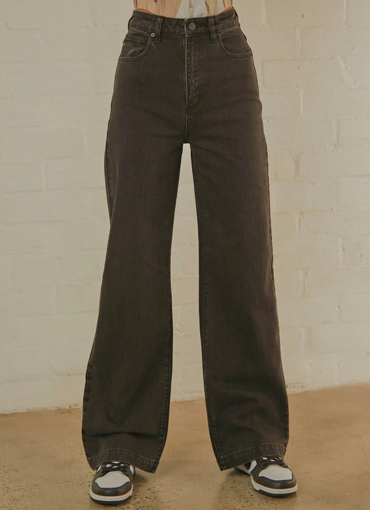Abrand - A 94 High & Wide Jean - Black Stone - Image 3