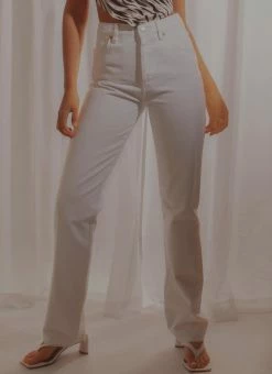 Rolla's Rolla's - Classic Straight Jean - Vintage White