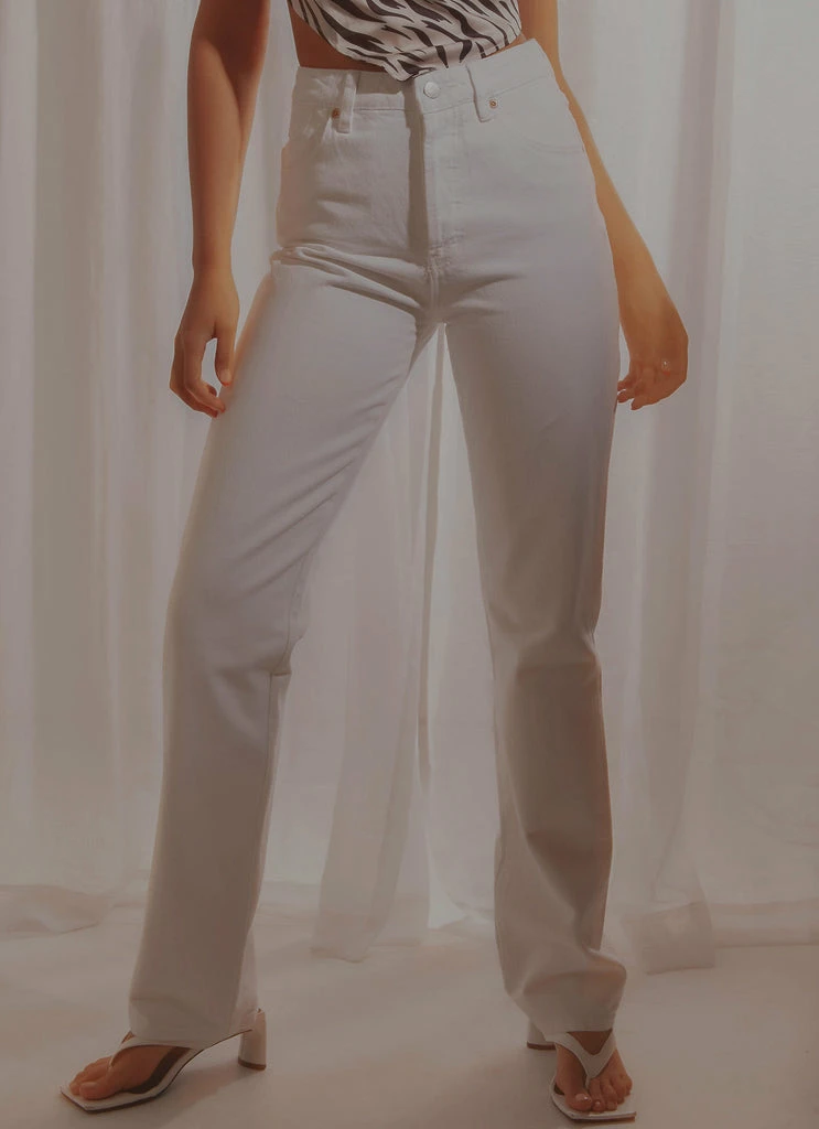 Rolla's Rolla's - Classic Straight Jean - Vintage White