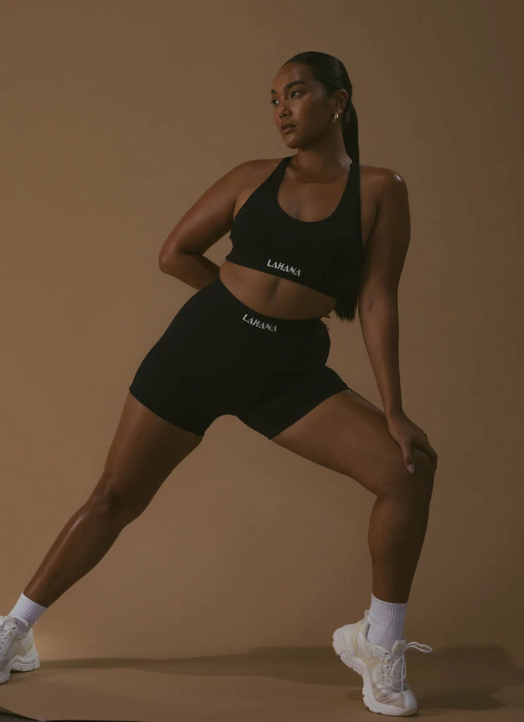 LaHana Swim - Sanaa Biker - Black - Image 2