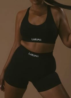 LaHana Swim - Sanaa Biker - Black