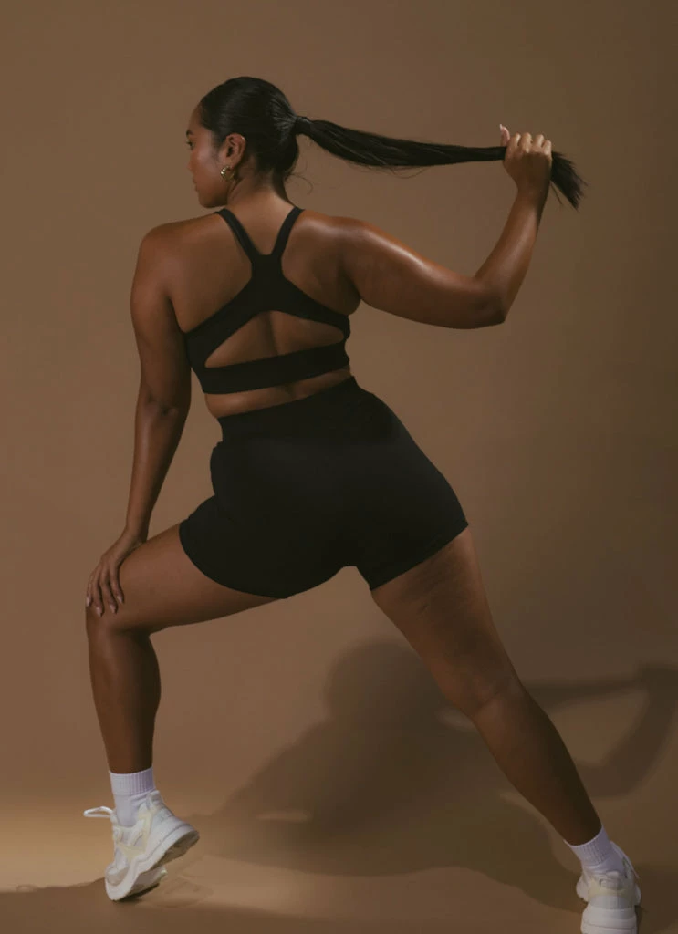 LaHana Swim - Sanaa Biker - Black - Image 4