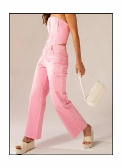 Peppermayo Exclusive - Arya Low Rise Pants - Blossom