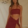 Peppermayo Exclusive - European Edition Mini Skirt - Burgundy
