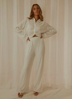 Peppermayo Exclusive - 90s Muse Pants - Ivory