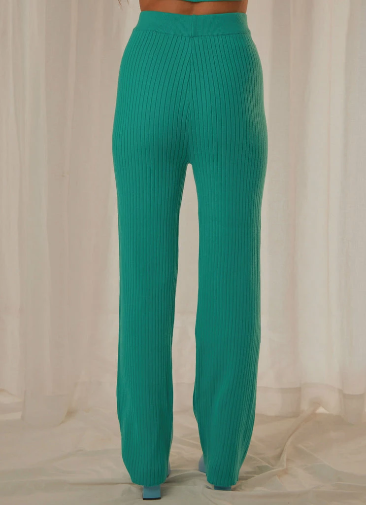 Peppermayo Exclusive - Only Vice Knit Pants - Jade Green - Image 6