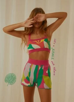 Peppermayo Exclusive - Remix It Knit Short - Jungle