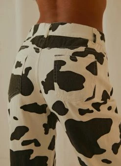 Peppermayo - Kendall Pants - Cow Print