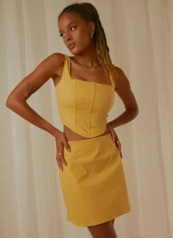 Peppermayo Exclusive - Rooftop Drinks Mini Skirt - Mango