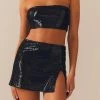 Peppermayo Exclusive - Emma Sequin Mini Skirt - Black